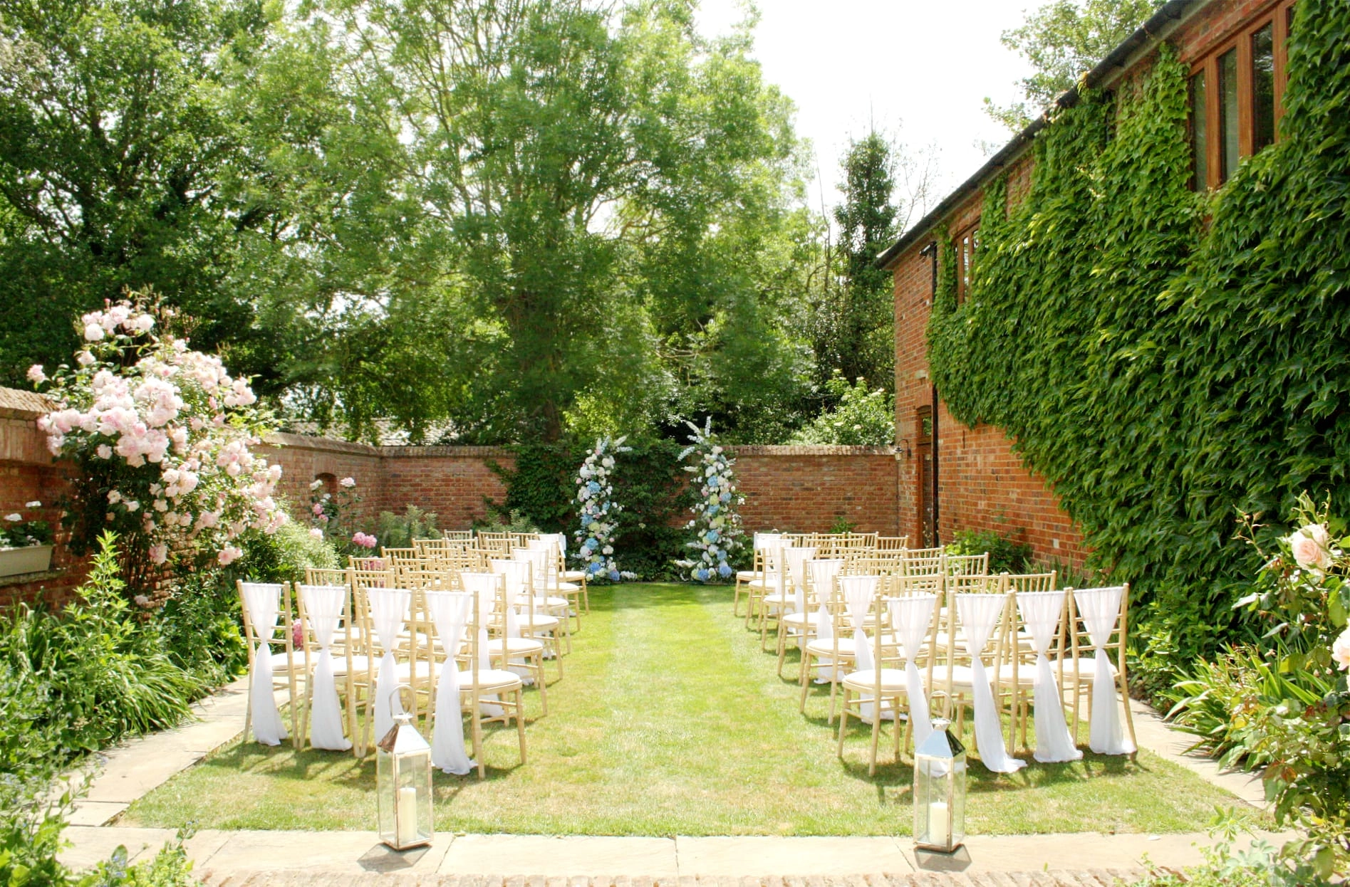 Gardens and landscaping Apton Hall Wedding Venue